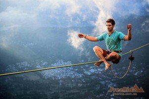 Что такое Слэклайн или Чувак, смотри, он ходит в воздухе