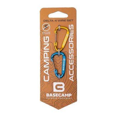Набор алюминиевых сервисных карабинов Base Camp Delta 4 Wire Set 2 blue/orange - фото 30030 Набор алюминиевых сервисных карабинов Base Camp Delta 4 Wire Set 2 blue/orange - фото 30030