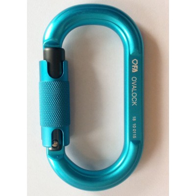 Карабін First Ascent Ovalock 21kN light blue - фото 11952