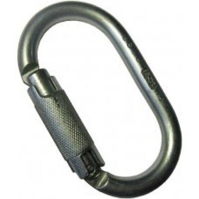 Карабін Krok Овал-Автомат сталь KeyLock байонет / муфта 2500 кг - фото 6687