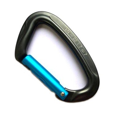 Карабин First Ascent Rock I Straight grey/light blue - фото 21789