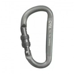 Карабін First Ascent NFC 7 mm grey FA7019