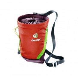 Мешок для магнезии Deuter Gravity Chalk Bag II L papaya-aubergine