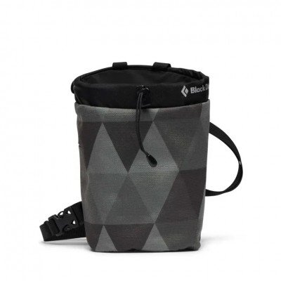 Мешочек для магнезии Black Dimond Gym Chalk Bag gray quilt - фото 30339