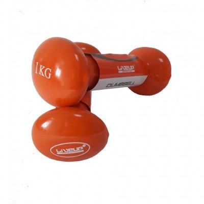 Гантелі LiveUp Vinyl Dumbell 2*1 кг - фото 21214 Гантелі LiveUp Vinyl Dumbell 2*1 кг - фото 21214
