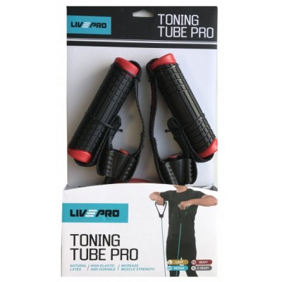 Еспандер трубчастий LiveUp LivePro Toning Tube Pro LP8405-H - фото 25467