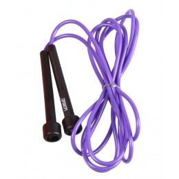 Скакалка LiveUp PVC Speed Jump Rope black/purple