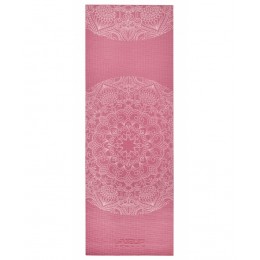 Коврик для йоги LiveUp PVC Yoga Mat With Print red