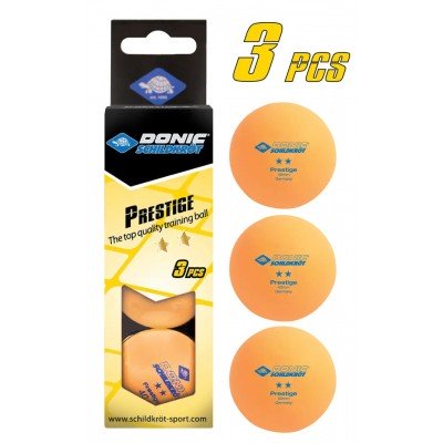 М'ячі для настільного тенісу Donic Prestige 2* 40+ 3шт orange 608328 - фото 30261 М'ячі для настільного тенісу Donic Prestige 2* 40+ 3шт orange 608328 - фото 30261