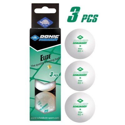 М'ячі для настільного тенісу Donic Elite 1* 40+ білий - фото 30683
