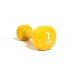 Гантель LiveUp Studio Dumbbell 1*1кг yellow
