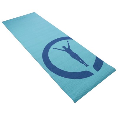 Коврик для йоги LiveUp PVC Printed Yoga Mat 173х61х0.6 см blue - фото 21500