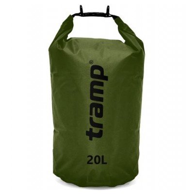 Гермомешок Tramp PVC Diamond Rip-Stop 20л (UTRA-113) оливковый - фото 25866