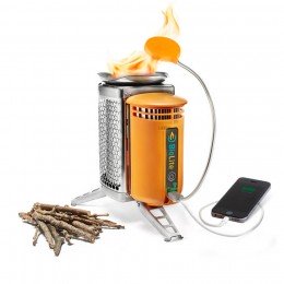 Пальник-зарядка на дровах з ліхтариком-підсвічуванням Biolite Campstove 2 with Flexlight