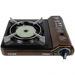 Плита газовая портативная Tribe Ceramic T-HD-0004 brown Плита газовая портативная Tribe Ceramic T-HD-0004 brown