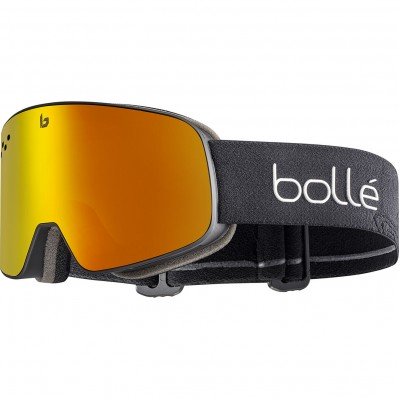 Маска горнолыжная Bolle Nevada Cat 2 Black Matte/Sunrise - фото 27270