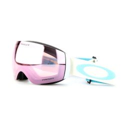 Маска горнолыжная Oakley Flight Deck XM grey prizm snow hi pink iridium Маска горнолыжная Oakley Flight Deck XM grey prizm snow hi pink iridium