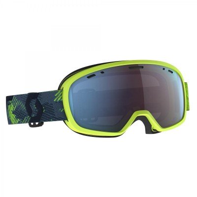 Гірськолижна маска Scott Muse Pro ultralime green/storm grey/enhancer blue chrome - фото 27238