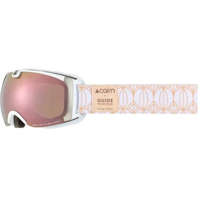 Маска гірськолижна Cairn Pearl SPX3 mat white/peach - фото 31426 Маска гірськолижна Cairn Pearl SPX3 mat white/peach - фото 31426