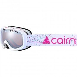 Маска горнолыжная детская Cairn Mate SPX3 mat white-spray Маска горнолыжная детская Cairn Mate SPX3 mat white-spray