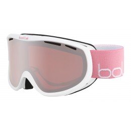Маска горнолыжная Bolle Sierra Cat. S2 shiny white/pink vermillon gun Маска горнолыжная Bolle Sierra Cat. S2 shiny white/pink vermillon gun