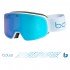 Маска гірськолижна Bolle Nevada Small white metallic blue matte aurora