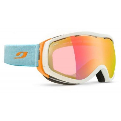 Маска горнолыжная Julbo Elara Reactive Performance Cat. S1-3 blanc ZLR FL rouge - фото 18695