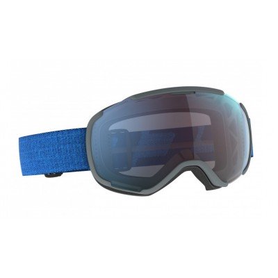 Маска горнолыжная Scott Faze ІІ dark blue/skydive blue/enhancer blue chrome - фото 27254