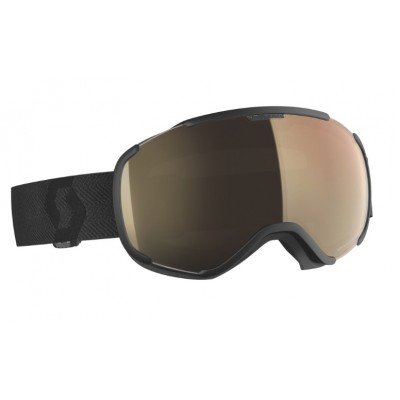 Маска гірськолижна Scott Faze II LS black light sensitive bronze chrome - фото 27139