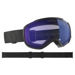 Маска гірськолижна Scott Faze ІІ Illuminator black illuminator blue chrome Маска гірськолижна Scott Faze ІІ Illuminator black illuminator blue chrome