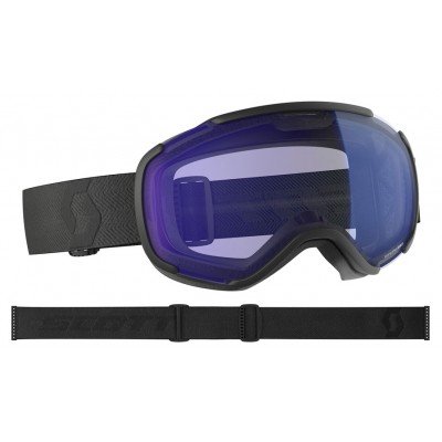 Маска горнолыжная Scott Faze ІІ Illuminator black illuminator blue chrome - фото 17236