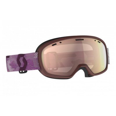 Горнолыжная маска Scott Muse Pro white/cassis pink enhancer rose chrome - фото 27240