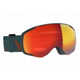 Маска горнолыжная Scott Vapor LS sombre green/pumpkin orange light sensitive red chrome S1-3 Маска горнолыжная Scott Vapor LS sombre green/pumpkin orange light sensitive red chrome S1-3