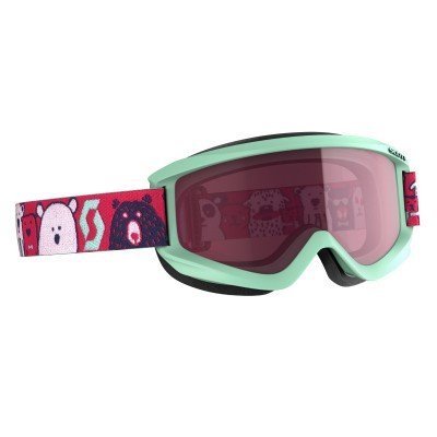 Маска горнолыжная детская Scott JR Agent mint green/pink enhancer - фото 27072