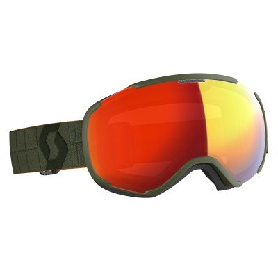 Маска горнолыжная Scott Faze ІІ kaki green enhancer red chrome - фото 27255 Маска горнолыжная Scott Faze ІІ kaki green enhancer red chrome - фото 27255