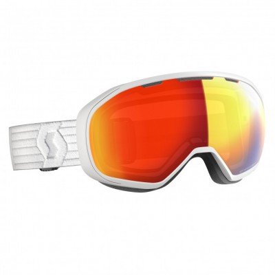 Горнолыжная маска Scott Fix LS Cat. S2-3 white light sensitive red chrome - фото 27145