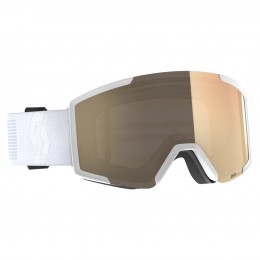 Маска гірськолижна Scott Shield LS mineral white/AMP LS bronze chrome S1-3