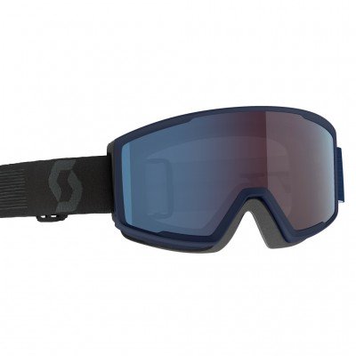 Маска горнолыжная Scott Factor breeze blue/dark blue/enhancer S2 - фото 31333