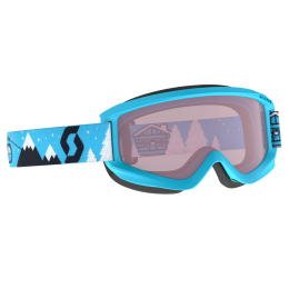 Маска горнолыжная детская Scott JR Agent blue white enhancer S2 Маска горнолыжная детская Scott JR Agent blue white enhancer S2