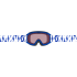 Маска горнолыжная детская Scott Witty JR royal blue/white / enhancer S2