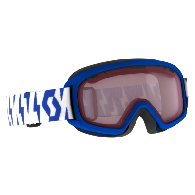 Маска горнолыжная детская Scott Witty JR royal blue/white / enhancer S2 - фото 29841