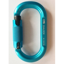 Карабін First Ascent Ovalock 21kN light blue