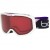 Маскa гірськолижна Bolle Inuk white purple matte vermillon