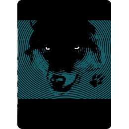 Мультифункціональна пов'язка 4Fun AW Polartec Reversible wolf trace black