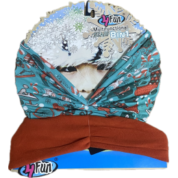 Мультифункціональна пов'язка 4Fun Polartec Kids christmas ride
