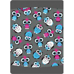 Мультифункціональна пов'язка 4Fun Reversible Kids owl grey