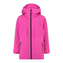 Горнолыжная детская куртка CMP Jacket Fix Hood Mechanical Stretch 34W4015-B818