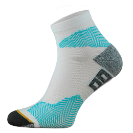 Носки Comodo Running Run1 white/turquoise