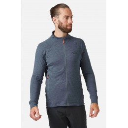 Кофта флисовая мужская Rab Nexus Jacket steel QFF-72