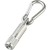 Брелок-ліхтарик MUNKEES LED Carabiner 1076 grey